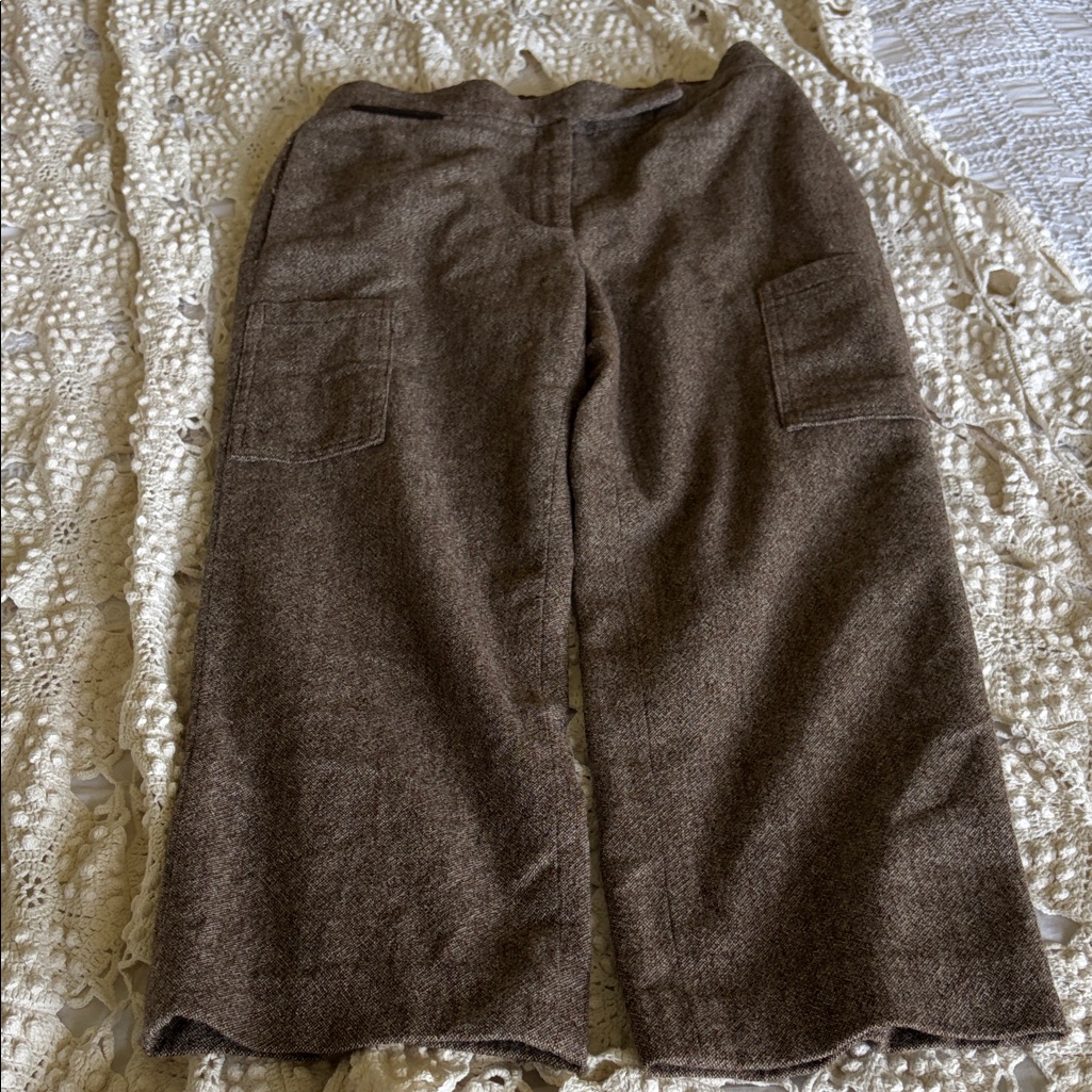 Dkny Womens Wool Nylon Lycra Ankle Pants